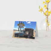 tucumcari truck notecard (blank inside) karte (Gelbe Blume)