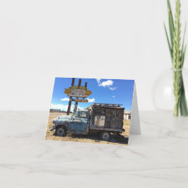 tucumcari truck notecard (blank inside) karte