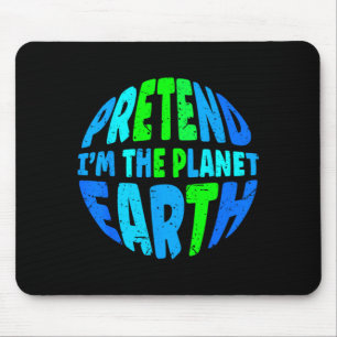 Tüdelige Erde Lustige Faulheit Passendes Halloween Mousepad