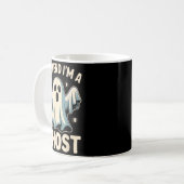 Tüdeliger fauler Halloween-Kostüm- Geist Kaffeetasse (Vorderseite Links)