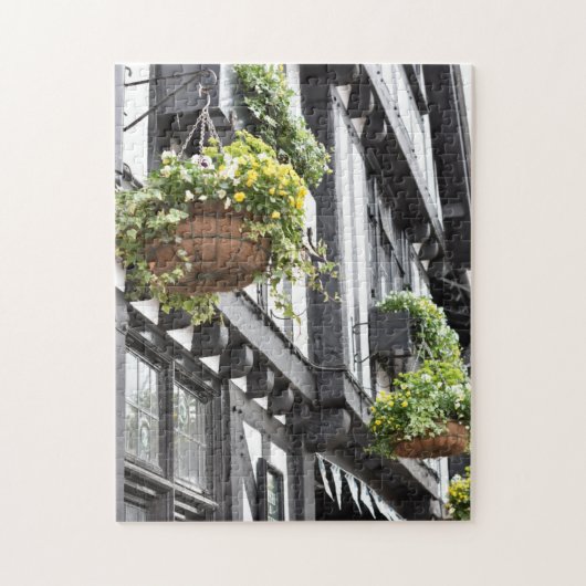 Tudor Architecture Stratford-Upon-Avon England Puzzle (Vertikal)