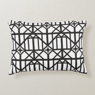 Tudor-Architektur inspirierte Heritage Lattice Lin Dekokissen