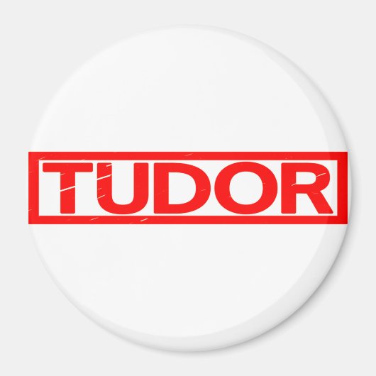 Tudor Briefmarke Magnet (Vorne)