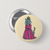 Tudor Cat Queen Mouser History buff Button (Vorne & Hinten)