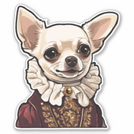 Tudor Chihuahua Aufkleber