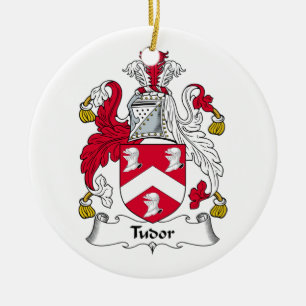 Tudor Familienwappen Keramikornament