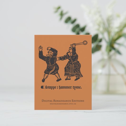 Tudor Hammer Time Postcard Postkarte (Stehend Vorderseite)