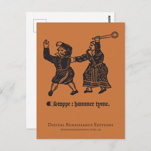 Tudor Hammer Time Postcard Postkarte (Vorne/Hinten)