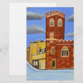 Tudor House in Exeter Briefpapier (Vorne/Hinten)