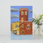 Tudor House in Exeter Briefpapier (Stehend Vorderseite)