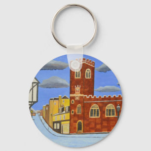 Tudor House in Exeter Schlüsselanhänger