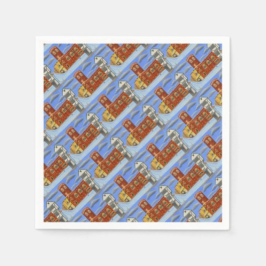 Tudor House in Exeter Serviette (Vorderseite)