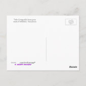 Tudor House Postkarte (Rückseite)