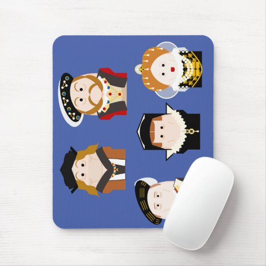 Tudor Monarchs Mousepad (Mit Mouse)