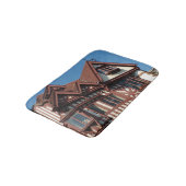 Tudor oak frame Gebäude, Edinburgh, Schottland Badematte (Schrägansicht)