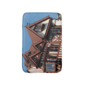 Tudor oak frame Gebäude, Edinburgh, Schottland Badematte (Vorderseite Vertikal)