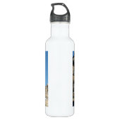 Tudor oak frame Gebäude, Edinburgh, Schottland Edelstahlflasche (Rückseite)