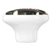 Tudor oak frame Gebäude, Edinburgh, Schottland Keramikknauf (Seitenansicht)