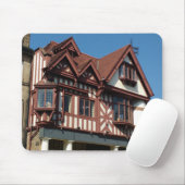 Tudor oak frame Gebäude, Edinburgh, Schottland Mousepad (Mit Mouse)