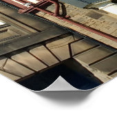 Tudor oak frame Gebäude, Edinburgh, Schottland Poster (Ecke)