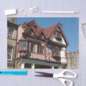 Tudor oak frame Gebäude, Edinburgh, Schottland Seidenpapier (Handwerk)