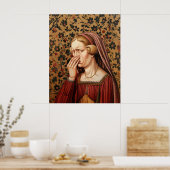 Tudor Queen Funny Bad Poster (Küche)