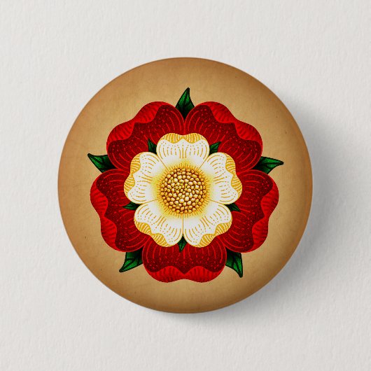 Tudor Rose Button (Vorderseite)