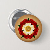 Tudor Rose Button (Vorne & Hinten)