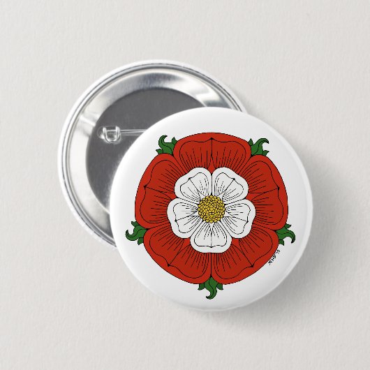 Tudor Rose Button (Vorne & Hinten)
