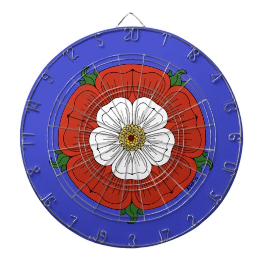 Tudor Rose Dartscheibe (vorne)