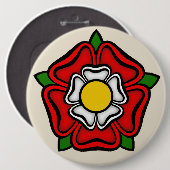 Tudor Rose England, Emblem der Royalty Button (Vorne & Hinten)