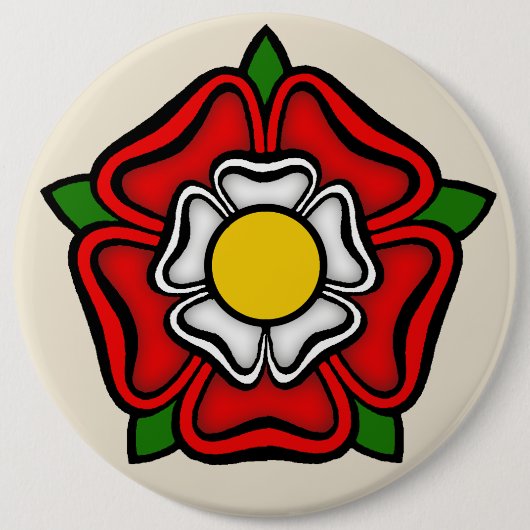 Tudor Rose England, Emblem der Royalty Button (Vorderseite)