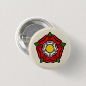 Tudor Rose England, Emblem der Royalty Button (Vorne & Hinten)