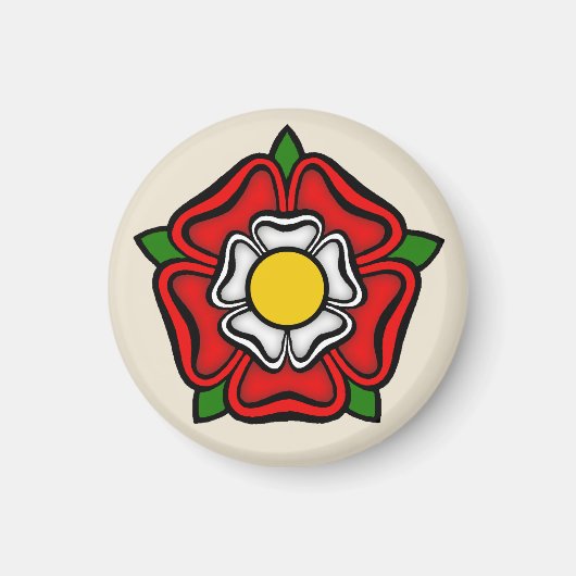Tudor Rose England, Emblem der Royalty Magnet (Vorne)