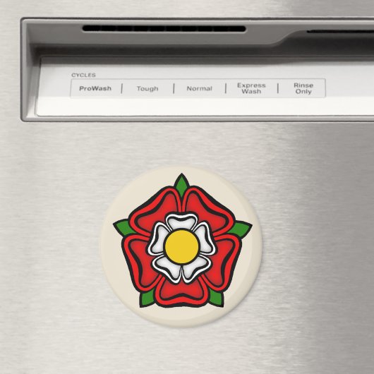 Tudor Rose England, Emblem der Royalty Magnet (In Situ (Geschirrspüler))