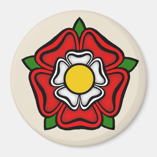 Tudor Rose England, Emblem der Royalty Magnet (Vorne)
