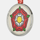 Tudor Rose England, Emblem der Royalty Ornament Aus Metall (Links)