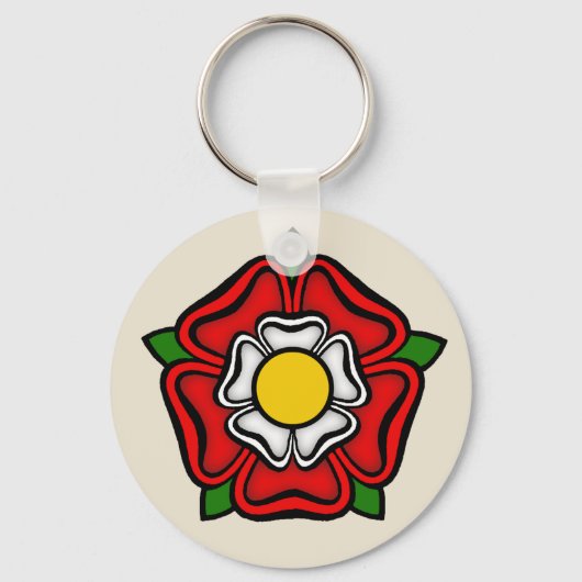 Tudor Rose England, Emblem der Royalty Schlüsselanhänger (Vorderseite)
