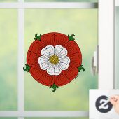 Tudor Rose Fensteraufkleber (Zuhause)