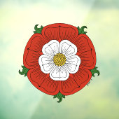 Tudor Rose Fensteraufkleber (Blatt 3)
