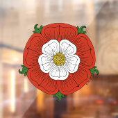Tudor Rose Fensteraufkleber (Blatt 2)
