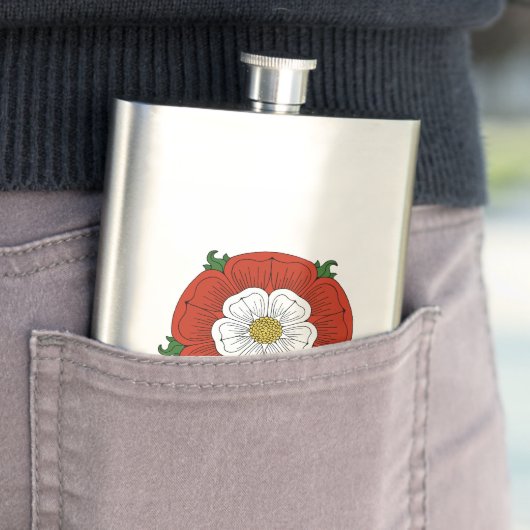 Tudor Rose Flachmann (Beispiel)