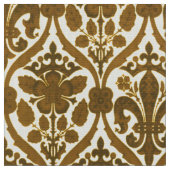 Tudor-Rose & Fleur-de-Lis Muster aus der viktorian Stoff (Nahaufnahme)