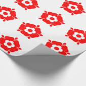 Tudor Rose Geschenkpapier (Ecke)