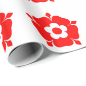 Tudor Rose Geschenkpapier (Rolleneckpunkt)