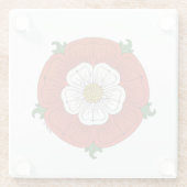 Tudor Rose Glasuntersetzer (Rückseite)