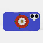 Tudor Rose iPhone 16 Hülle (Rückseite (Horizontal))