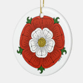 Tudor Rose Keramikornament (Links)