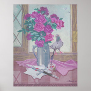 Tudor Rose - Kulhanek Floral Emblem (1965) Poster