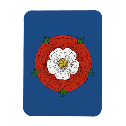 Tudor Rose Magnet (Vertikal)